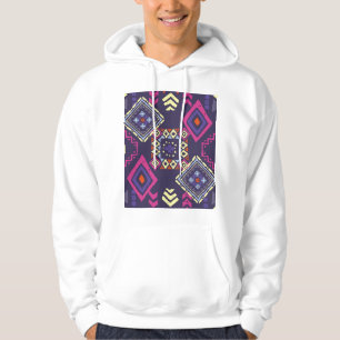 Tribal ethnic, primitive geometric background. hoodie