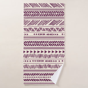 Tribal ethnic seamless bath towel