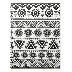 Tribal ethnic seamless notebook