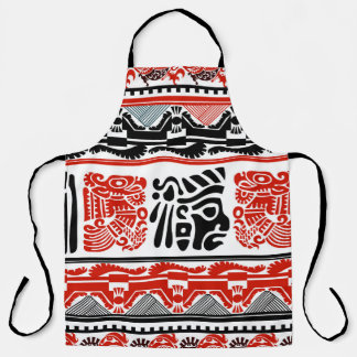 Tribal ethnic seamless pattern 5 apron