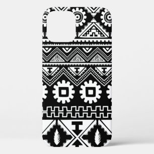 Tribal ethnic seamless pattern iPhone 12 case