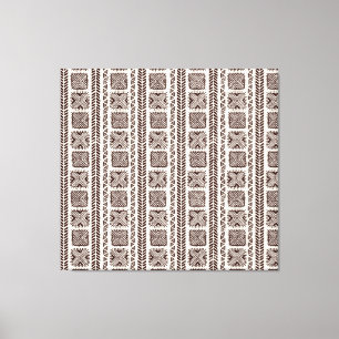 Tribal Ethnic Seamless Pattern Design Canvas Print