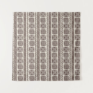 Tribal Ethnic Seamless Pattern Design Tapestry