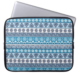 Tribal ethnic seamless pattern laptop sleeve