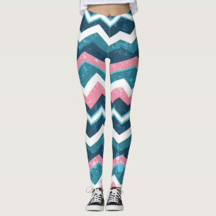 Tribal ethnic, seamless pattern leggings