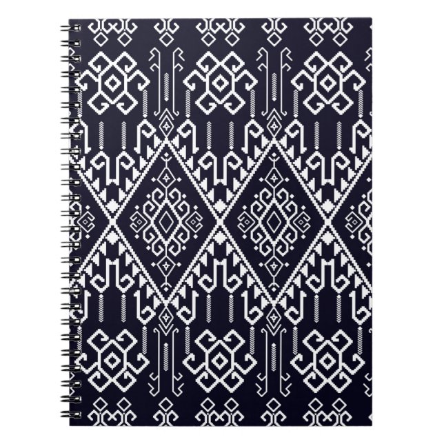 Tribal ethnic seamless pattern notebook (Front)