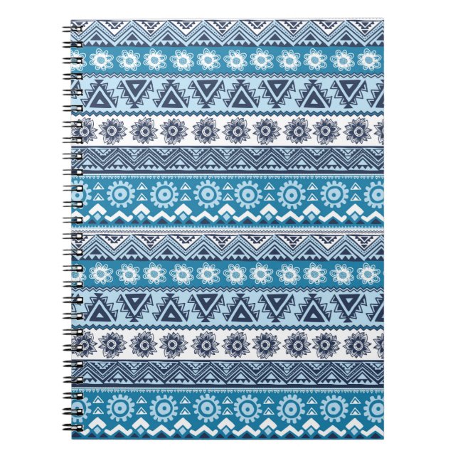 Tribal ethnic seamless pattern notebook (Front)