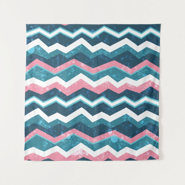 Tribal ethnic, seamless pattern tapestry (Front)