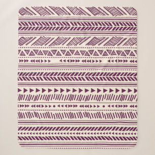 Tribal ethnic seamless sherpa blanket