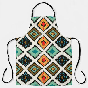 Tribal ethnic seamless striped pattern in aztec st apron