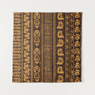 Tribal ethnic seamless tapestry