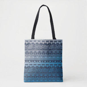 Tribal ethnic seamless  tote bag