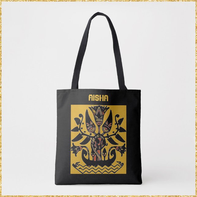 Tribal Ethnic Tattoo Pattern  Tote Bag (Creator Uploaded)