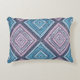 Tribal ethnic, timeless seamless style decorative cushion