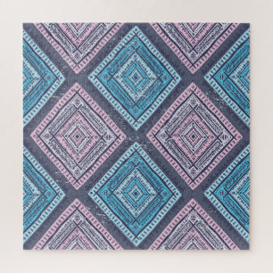 Tribal ethnic, timeless seamless style jigsaw puzzle