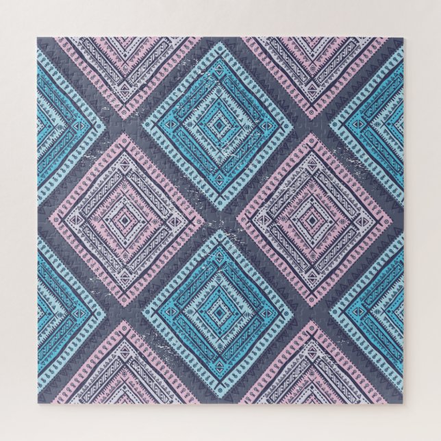 Tribal ethnic, timeless seamless style jigsaw puzzle (Vertical)