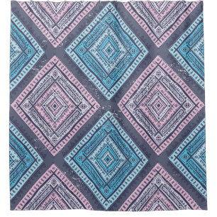 Tribal ethnic, timeless seamless style shower curtain