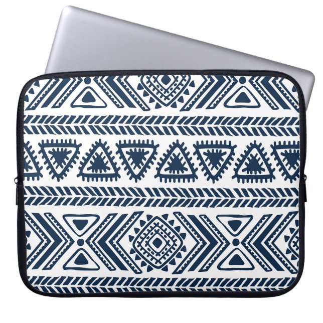 Tribal Ethnic: Vintage Seamless Pattern. Laptop Sleeve (Front)