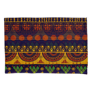 Tribal Ethno: Seamless Pattern Design. Pillowcase