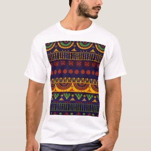 Tribal Ethno: Seamless Pattern Design. T-Shirt