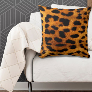 tribal fashionista safari animal leopard print cushion