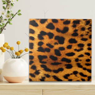 tribal fashionista safari animal leopard print tile