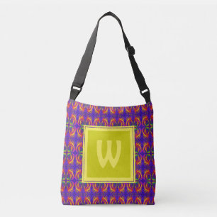 Tribal Fiery and your letter Crossbody Bag