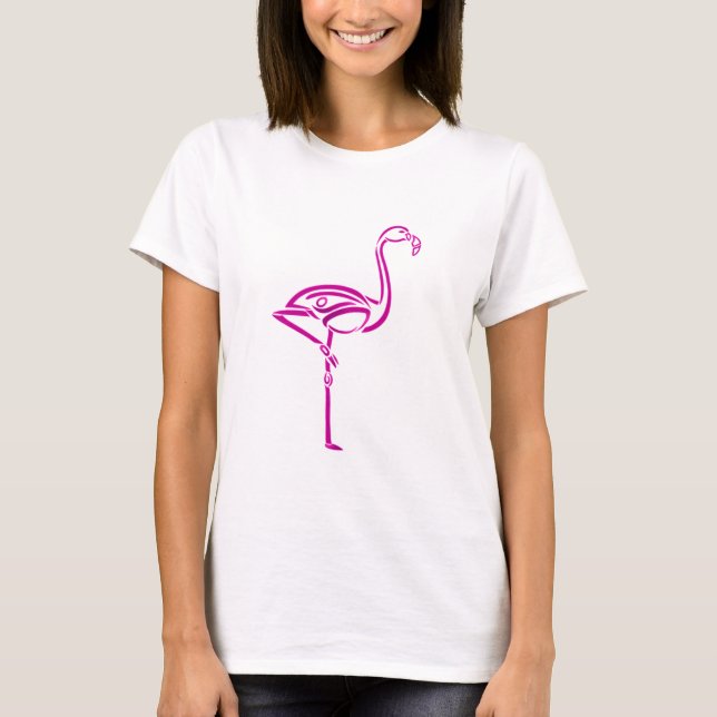 Tribal Flamingo T-Shirt (Front)