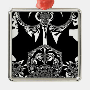 Tribal Flower Metal Tree Decoration