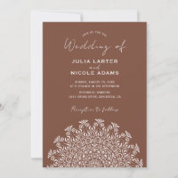 Tribal Folk Country Culture Crest Mandala Wedding