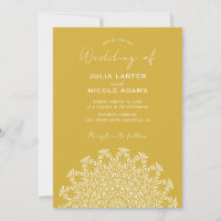 Tribal Folk Country Culture Crest Mandala Wedding