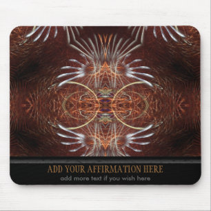 Tribal Fractal Featjers Mousepad