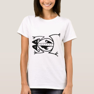 Tribal frog ancient animal tribal art T-Shirt