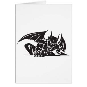tribal gargoyle design