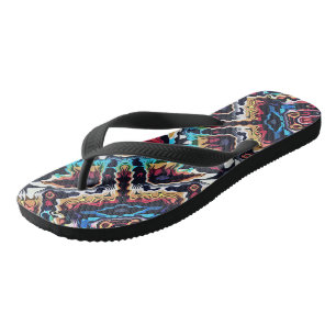 Tribal Geometric Colours Jandals