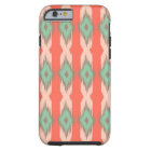 Tribal geometric diamond stripes Aztec pattern