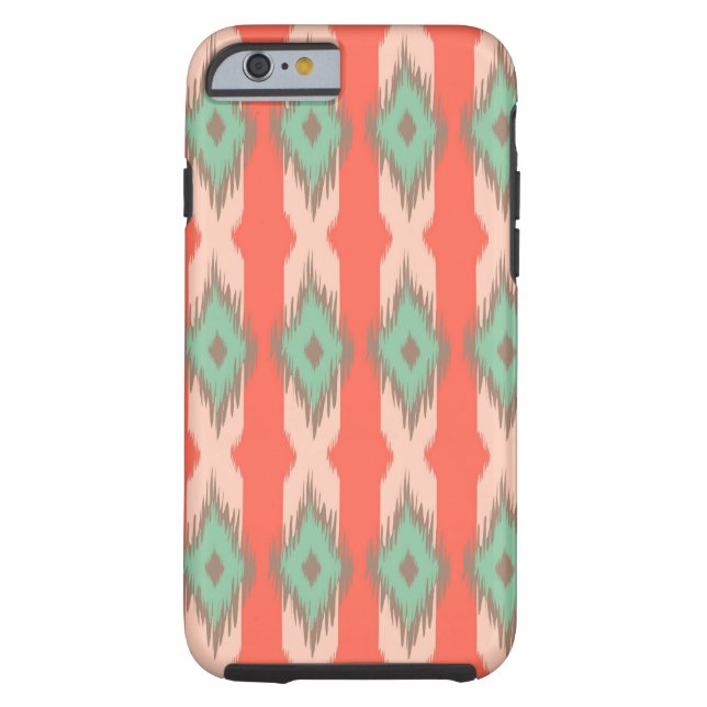 Tribal geometric diamond stripes Aztec pattern Case-Mate iPhone Case (Back)