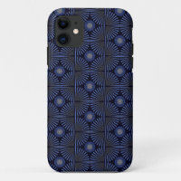 Tribal Geometric grey & blue
