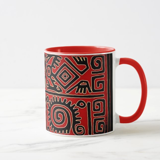 Tribal Geometric  Mug (Right)