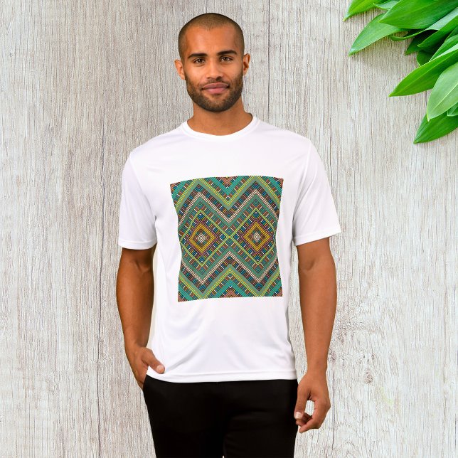 Tribal Geometric Pattern Boho Ethnic Aztec  T-Shirt (Creator Uploaded)