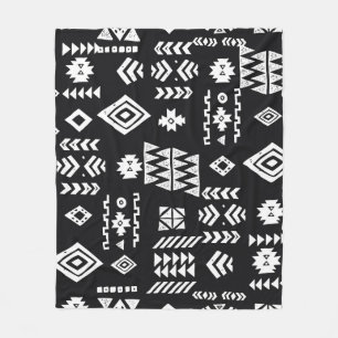 Tribal geometric: stylish seamless background. fleece blanket