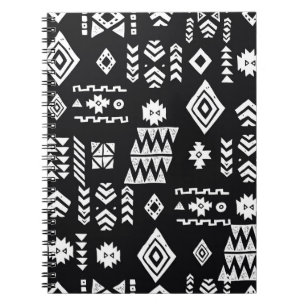 Tribal geometric: stylish seamless background. notebook