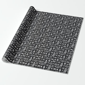 Tribal geometric: stylish seamless background. wrapping paper