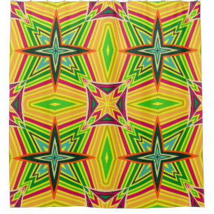Tribal geometric vintage pattern. Seamless ethnic  Shower Curtain