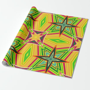 Tribal geometric vintage pattern. Seamless ethnic  Wrapping Paper