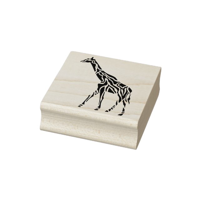 tribal giraffe art stamp (Stamp)