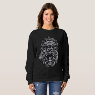 Tribal gorilla sweatshirt