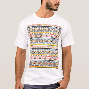 Tribal Grunge: Ethno Folk Retro. T-Shirt