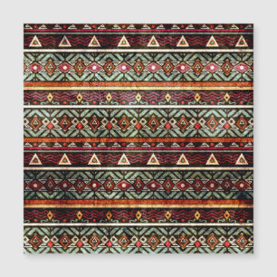 Tribal Grunge: Ethno Retro Pattern