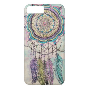 tribal hand paint dreamcatcher mandala design Case-Mate iPhone case